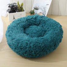 Load image into Gallery viewer, Round Cat Bed Dogs Bed House Kennel Pet Mats Soft Long Plush Mat Pet Warm Basket Cushion Cats House Sofa Machine Wash Kennel
