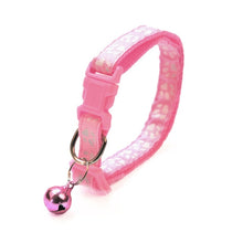 Load image into Gallery viewer, Colorful Pet Supplies Cat Collar Cat Necklace And Cat Paw Print Adjustable Collar Bell Positioning Footprint Pet Collar Dropship
