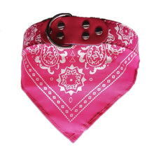 Load image into Gallery viewer, Cute Adjustable Small Dog Collars Puppy Pet Slobber Towel Outdoor Cat Collar Print Scarf Design Dog Collar Neckerchief
