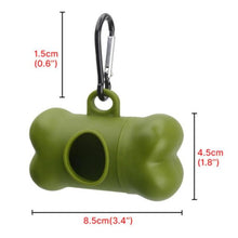 Load image into Gallery viewer, Waste Bag Dispenser for Dog Waste Carrier Green Black Pet Supply Accessory Dog Cat Small Tools Poop Bag Holder

