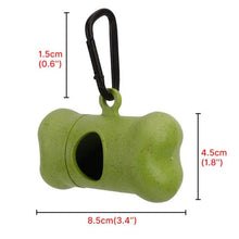 Load image into Gallery viewer, Waste Bag Dispenser for Dog Waste Carrier Green Black Pet Supply Accessory Dog Cat Small Tools Poop Bag Holder
