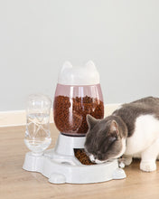 Load image into Gallery viewer, 2.2L Pet Dog Cat Automatic Feeder Bowl for Dogs Drinking Water 528ml Bottle Kitten Bowls Slow Food Feeding Container Supplies
