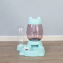 Load image into Gallery viewer, 2.2L Pet Dog Cat Automatic Feeder Bowl for Dogs Drinking Water 528ml Bottle Kitten Bowls Slow Food Feeding Container Supplies
