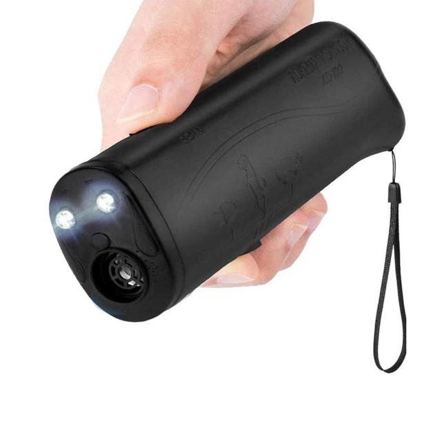 Pet Dog Repeller Anti Barking Stop Bark Training Device Trainer LED Ultrasonic 3 in 1 Anti Barking Ultrasonic Without Battery