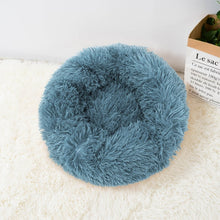 Load image into Gallery viewer, Super Soft Long Plush Warm Pet Mat Cute Lightweight Kennel Cat Sleeping Basket Bed Round Fluffy Comfortable Touch Pet Products

