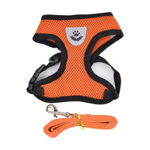Load image into Gallery viewer, Pets Adjustable Harness Vest Cat DogsWalking Lead Leash For Puppy Collar Polyester Mesh Harness For Small Medium Dog Cat Pet
