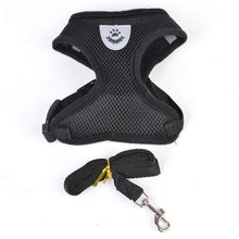 Load image into Gallery viewer, Pets Adjustable Harness Vest Cat DogsWalking Lead Leash For Puppy Collar Polyester Mesh Harness For Small Medium Dog Cat Pet
