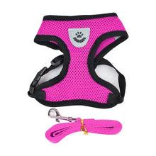 Load image into Gallery viewer, Pets Adjustable Harness Vest Cat DogsWalking Lead Leash For Puppy Collar Polyester Mesh Harness For Small Medium Dog Cat Pet
