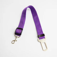 Load image into Gallery viewer, Dog Cat Car Safety Belt Adjustable Leash Vehicle Seat Belt  Magic Clip Pet Supplies Harness Safe Lever Traction Collar

