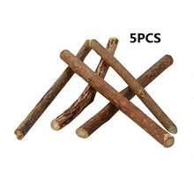 Load image into Gallery viewer, Natural Catnip Pet Cat Molar Toothpaste Stick Matatabi Actinidia Fruit Silvervine Cat Snacks Sticks Pet Cleaning Teeth
