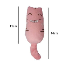 Load image into Gallery viewer, Teeth Grinding Catnip Toys Funny Interactive Plush Cat Toy Pet Kitten Chewing Vocal Toy Claws Thumb Bite Cat mint For Cats hot
