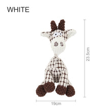Load image into Gallery viewer, Pet Chewing Animals Donkey Shaped Dog Bite Corduroy Plush Teething Toy for Small Dogs High Quality Pet Training Supplies
