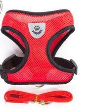 Load image into Gallery viewer, Dog Harness Cat Harness Dogs Leashs Training Soft Mesh Chest Strap Supplies Adjustable Outdoor Walking Cat Lead For Dog And Cats
