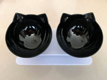 Load image into Gallery viewer, Non-Slip Double Cat Bowl Dog Bowl With Stand Pet Feeding Cat Water Bowl For Cats Food Pet Bowls For Dogs Feeder Product Supplies

