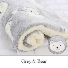 Load image into Gallery viewer, Dog Mat Dog Bed Thickened Pet Cat Soft Fleece Pad Blanket Bed Mat Cushion Home Portable Washable Rug Keep Warm S/M/L/XL/XXL/XXXL
