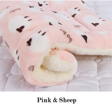 Load image into Gallery viewer, Dog Mat Dog Bed Thickened Pet Cat Soft Fleece Pad Blanket Bed Mat Cushion Home Portable Washable Rug Keep Warm S/M/L/XL/XXL/XXXL
