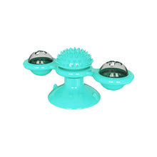 Load image into Gallery viewer, Windmill Cat Toy Interactive Pet Toys for Cats Puzzle Cat Game Toy With Whirligig Turntable for Kitten Brush Teeth Pet Supplies
