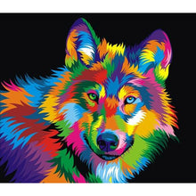 Load image into Gallery viewer, 5D DIY Diamond Painting Animals Lion Cat Tiger Cross Stitch Kit Full Drill Square Embroidery Mosaic Art Picture of Rhinestones
