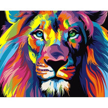 Load image into Gallery viewer, 5D DIY Diamond Painting Animals Lion Cat Tiger Cross Stitch Kit Full Drill Square Embroidery Mosaic Art Picture of Rhinestones
