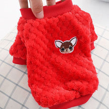 Load image into Gallery viewer, Warm Fleece Pet Clothes Cute Fruit Print Coat Small Medium Dog Cat Shirt Jacket Teddy French Bulldog Chihuahua Winter Outfit
