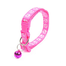 Load image into Gallery viewer, 1pcs Colorul Pet Supplies Cat Collar With Bell Adjustable Buckle Collar Cat Pet Supplies Cat Accessories Collar Small Dog Collar
