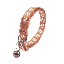 Load image into Gallery viewer, 1pcs Colorul Pet Supplies Cat Collar With Bell Adjustable Buckle Collar Cat Pet Supplies Cat Accessories Collar Small Dog Collar
