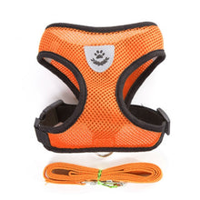 Load image into Gallery viewer, Breathable Small Dog Pet Harness and Leash Set Puppy Cat Vest Harness Collar For Chihuahua Pug Bulldog Cat arnes perro

