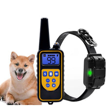 Load image into Gallery viewer, 800yd Electric remote Dog Training Collar Waterproof Rechargeable LCD Display for All Size beep Shock Vibration mode 40%off

