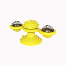 Load image into Gallery viewer, Windmill Cat Toy Interactive Pet Toys for Cats Puzzle Cat Game Toy With Whirligig Turntable for Kitten Brush Teeth Pet Supplies
