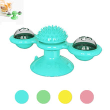 Load image into Gallery viewer, Windmill Cat Toy Interactive Pet Toys for Cats Puzzle Cat Game Toy With Whirligig Turntable for Kitten Brush Teeth Pet Supplies
