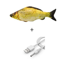 Load image into Gallery viewer, Electric Cat Toy 3D Fish USB Charging Simulation Fish Interactive Cat Toys for Cats Pet Toy cat supplies Pet Christmas Gifts
