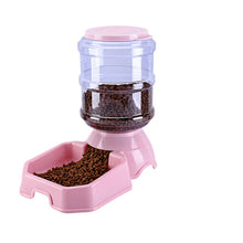 Load image into Gallery viewer, 3.8L Dog Bowl Pet food Water Dispenser for Dogs Cat Automatic Pet Feeder Plastic Dog Water Bottle Food Water Bowl for Dog Feeder
