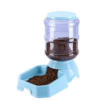 Load image into Gallery viewer, 3.8L Dog Bowl Pet food Water Dispenser for Dogs Cat Automatic Pet Feeder Plastic Dog Water Bottle Food Water Bowl for Dog Feeder
