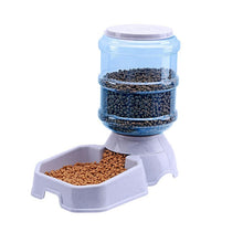 Load image into Gallery viewer, 3.8L Dog Bowl Pet food Water Dispenser for Dogs Cat Automatic Pet Feeder Plastic Dog Water Bottle Food Water Bowl for Dog Feeder

