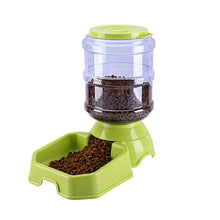 Load image into Gallery viewer, 3.8L Dog Bowl Pet food Water Dispenser for Dogs Cat Automatic Pet Feeder Plastic Dog Water Bottle Food Water Bowl for Dog Feeder
