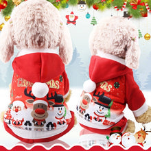 Load image into Gallery viewer, Soft Warm Pet Dog Jumpsuits Clothing for Dogs Pajamas Fleece Small Puppy Coat Pet Outfits Hoodie Clothing Cats Clothes Christmas

